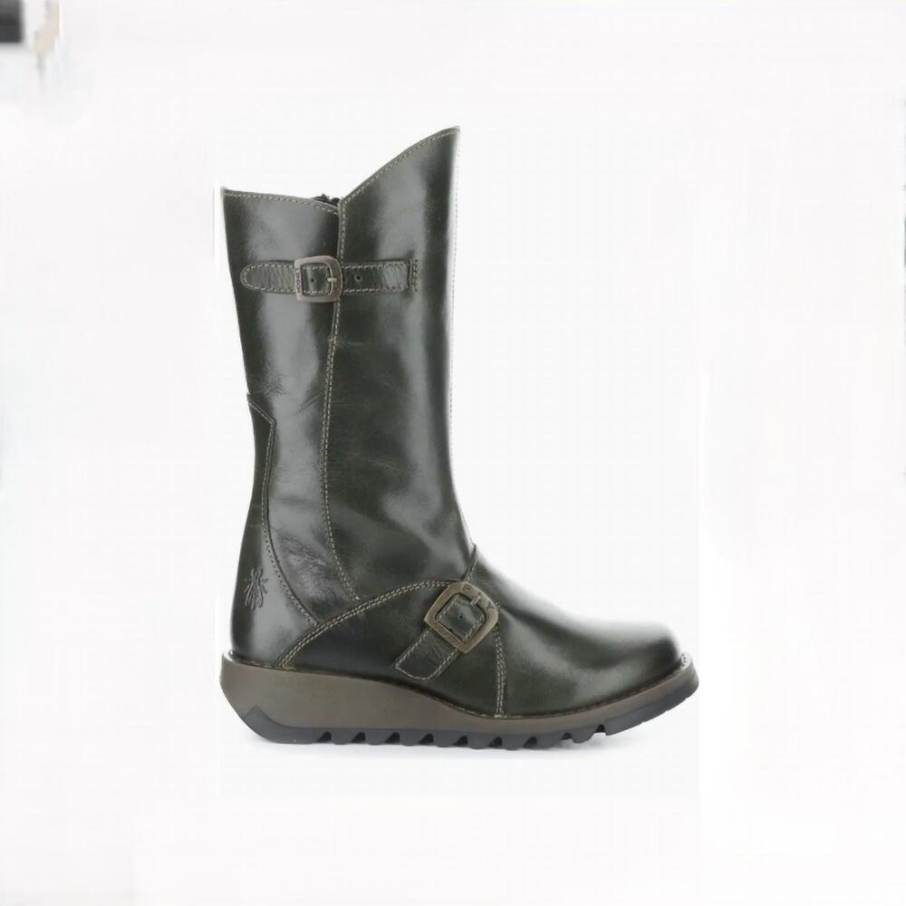 NEW FLY LONDON women's mes 913 leather boot in diesel